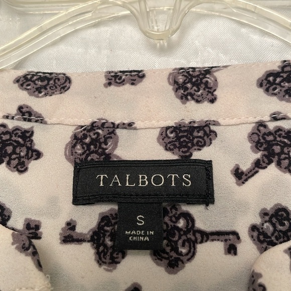 Talbots Pullover Polyester KEYS Dressy Top Small in Great Condition - Picture 16 of 16